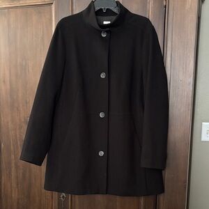 J.Jill Elegant Black Women's Coat Size Large